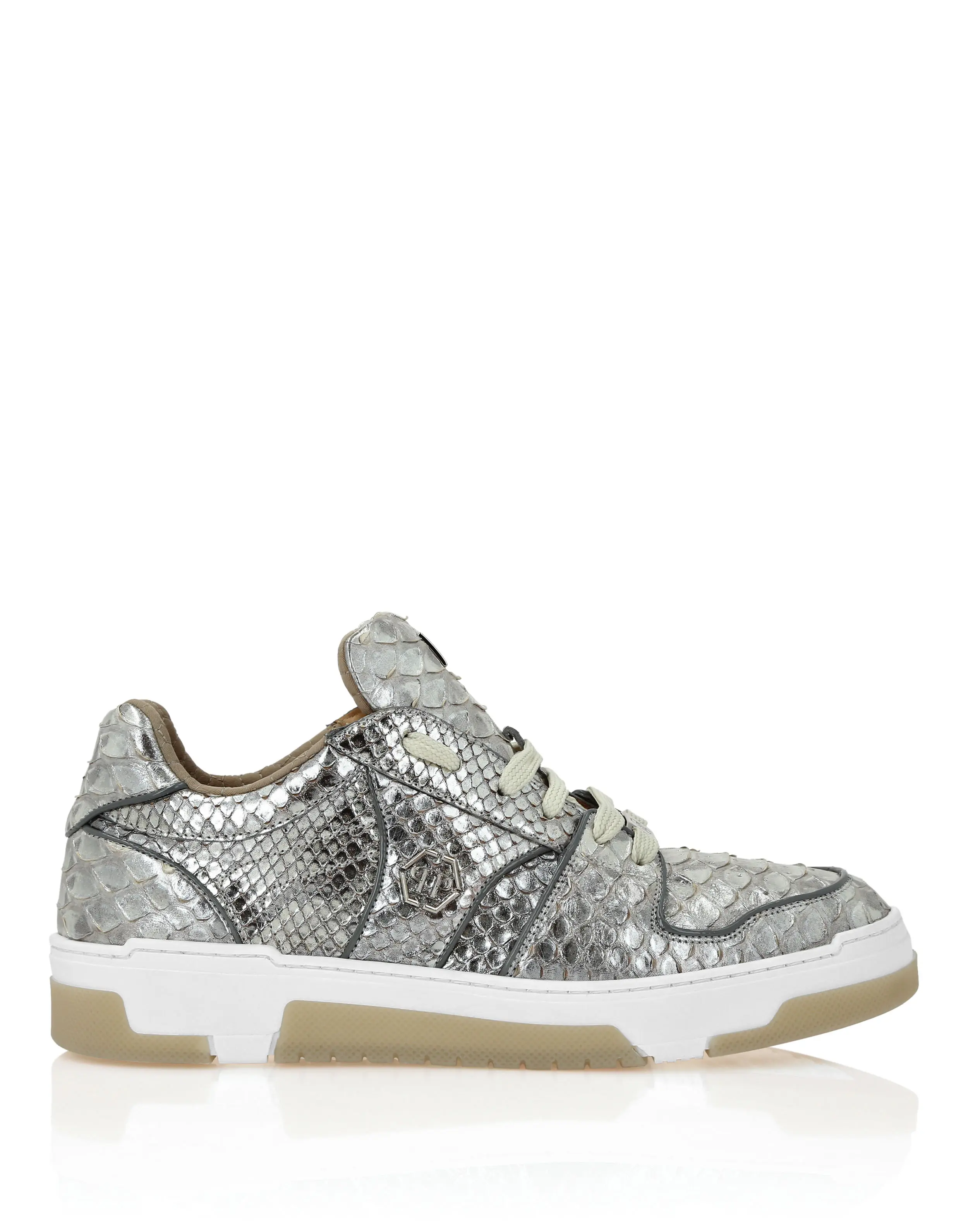 Кеды с кожей питона