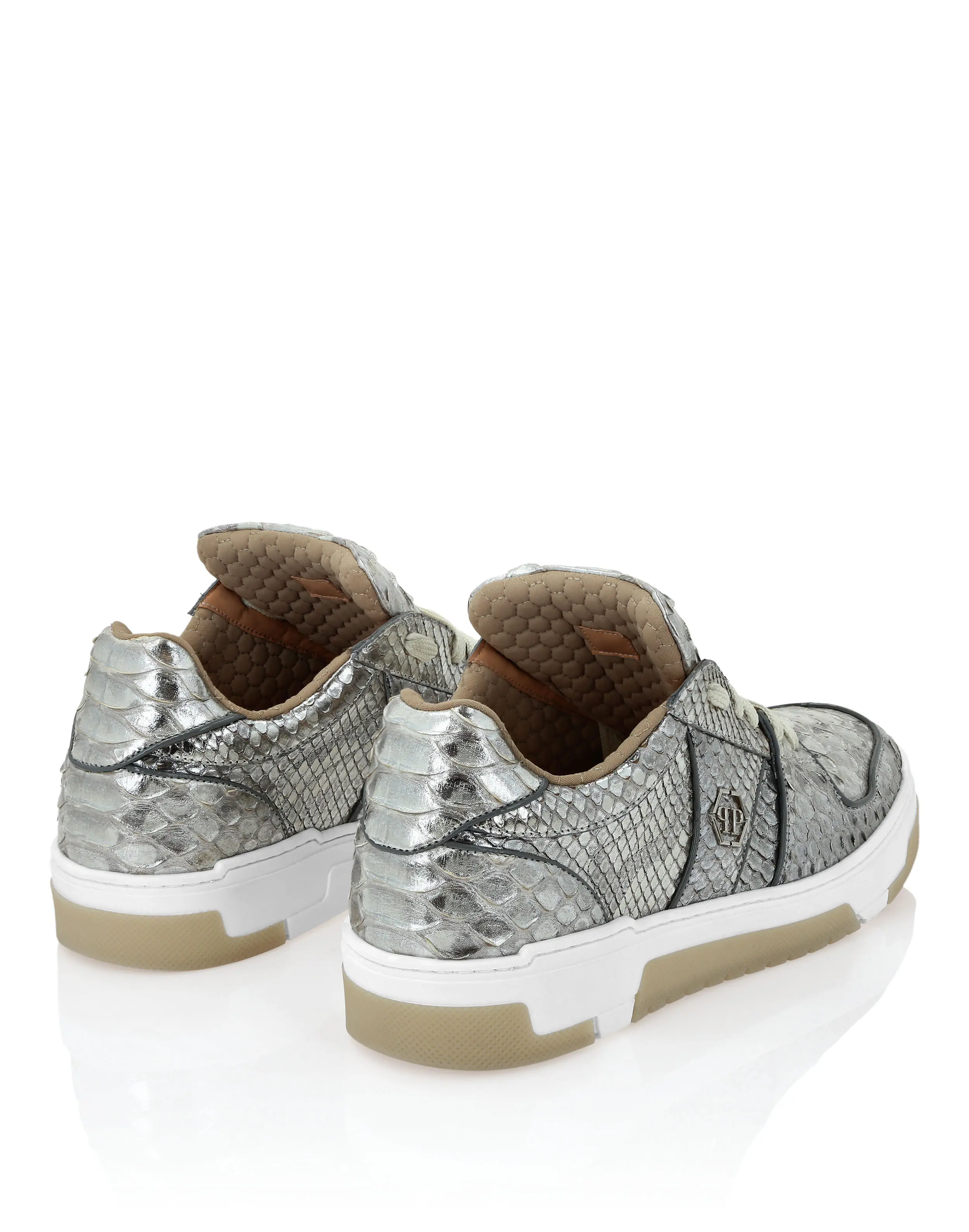 Кеды с кожей питона