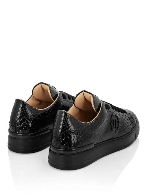 Кеды из кожи питона PHILIPP PLEIN