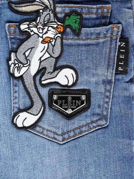 Джинсы хлопковые PHILIPP PLEIN