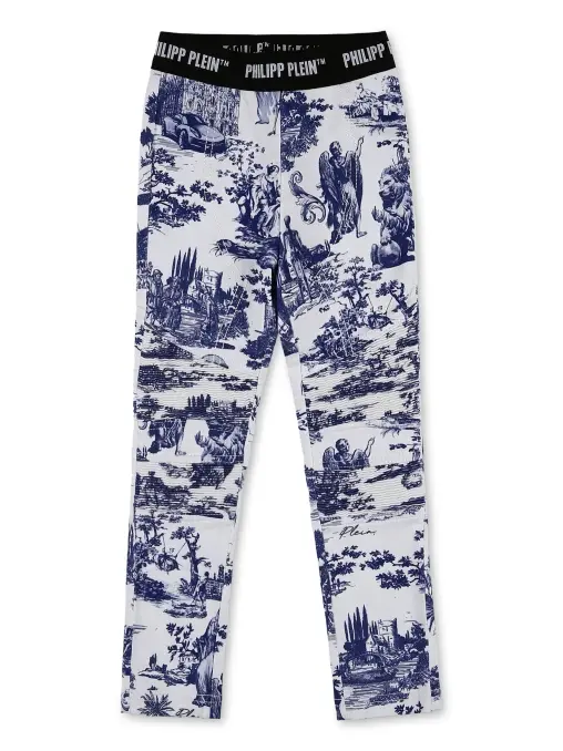 Джеггинсы хлопковые PHILIPP PLEIN