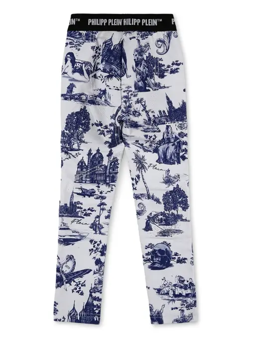 Джеггинсы хлопковые PHILIPP PLEIN