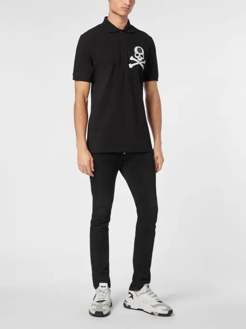 Поло хлопковое PHILIPP PLEIN