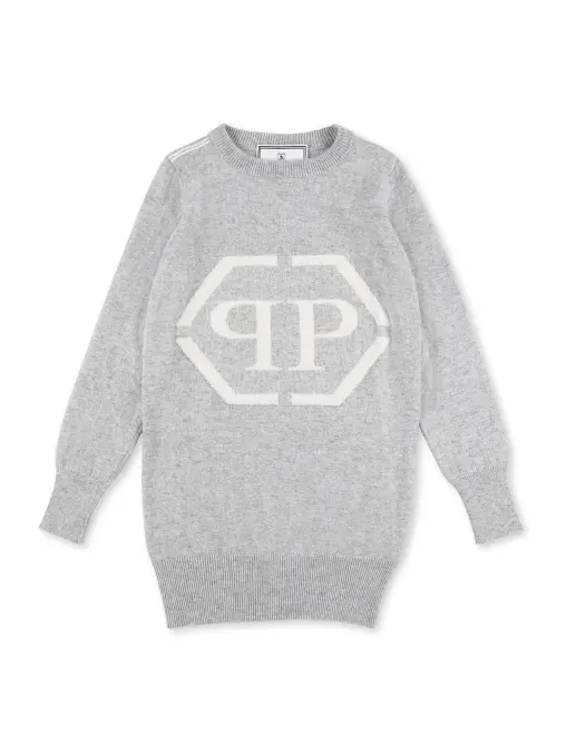 Платье из шерсти и вискозы PHILIPP PLEIN