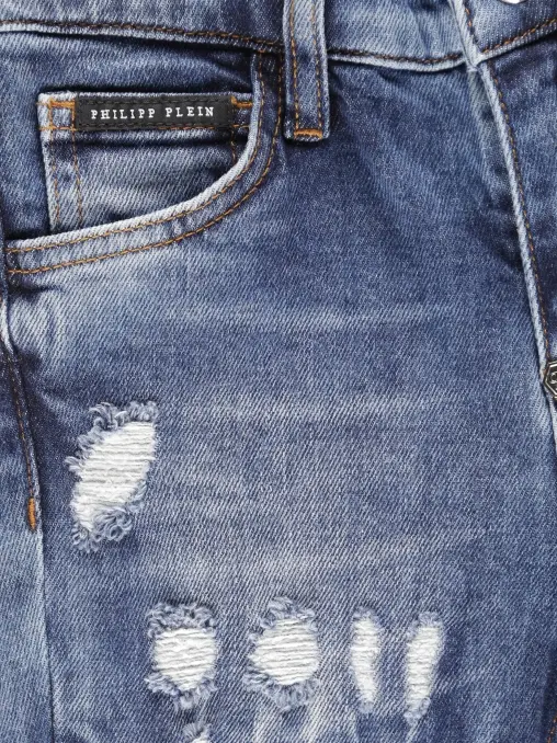 Джинсы хлопковые PHILIPP PLEIN