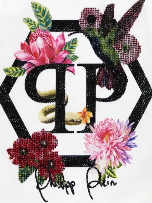Платье хлопковое PHILIPP PLEIN