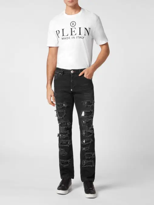 Джинсы хлопковое PHILIPP PLEIN