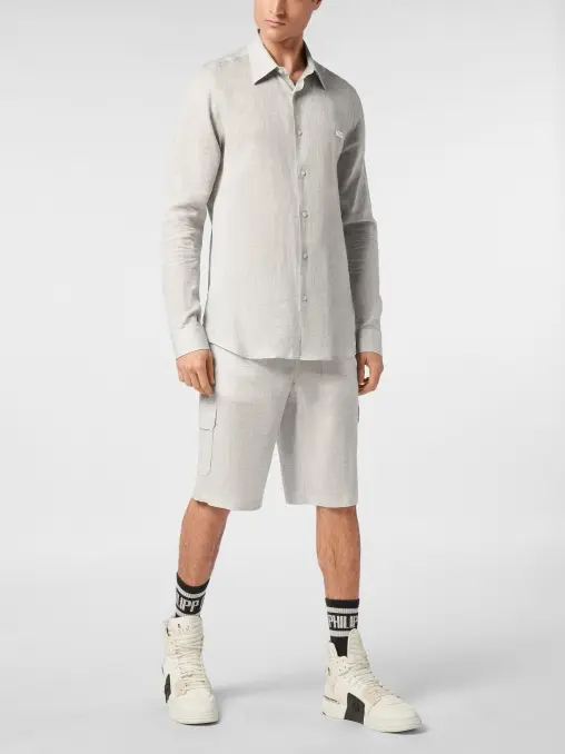 Рубашка льняная PHILIPP PLEIN