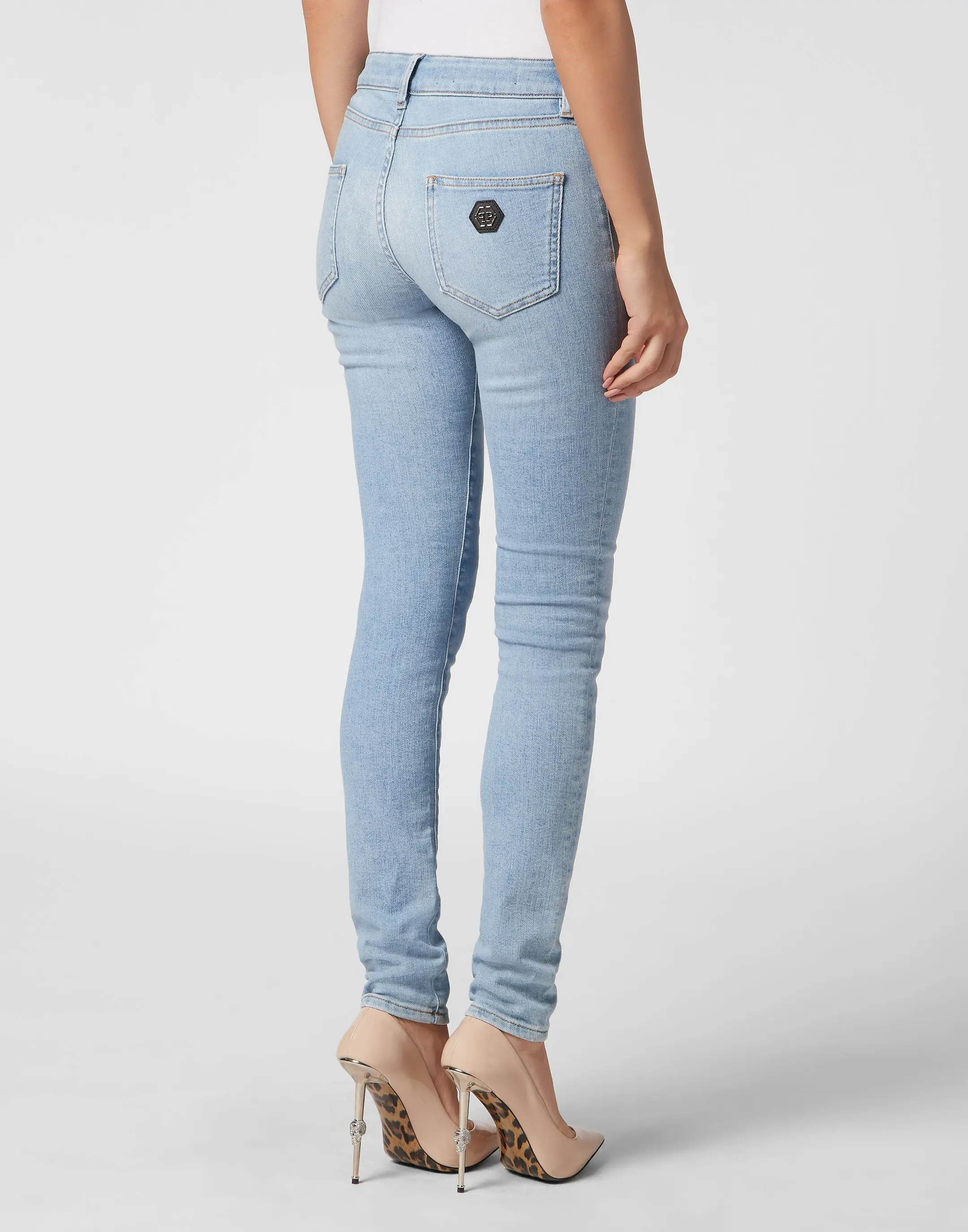 Скинни хлопковые