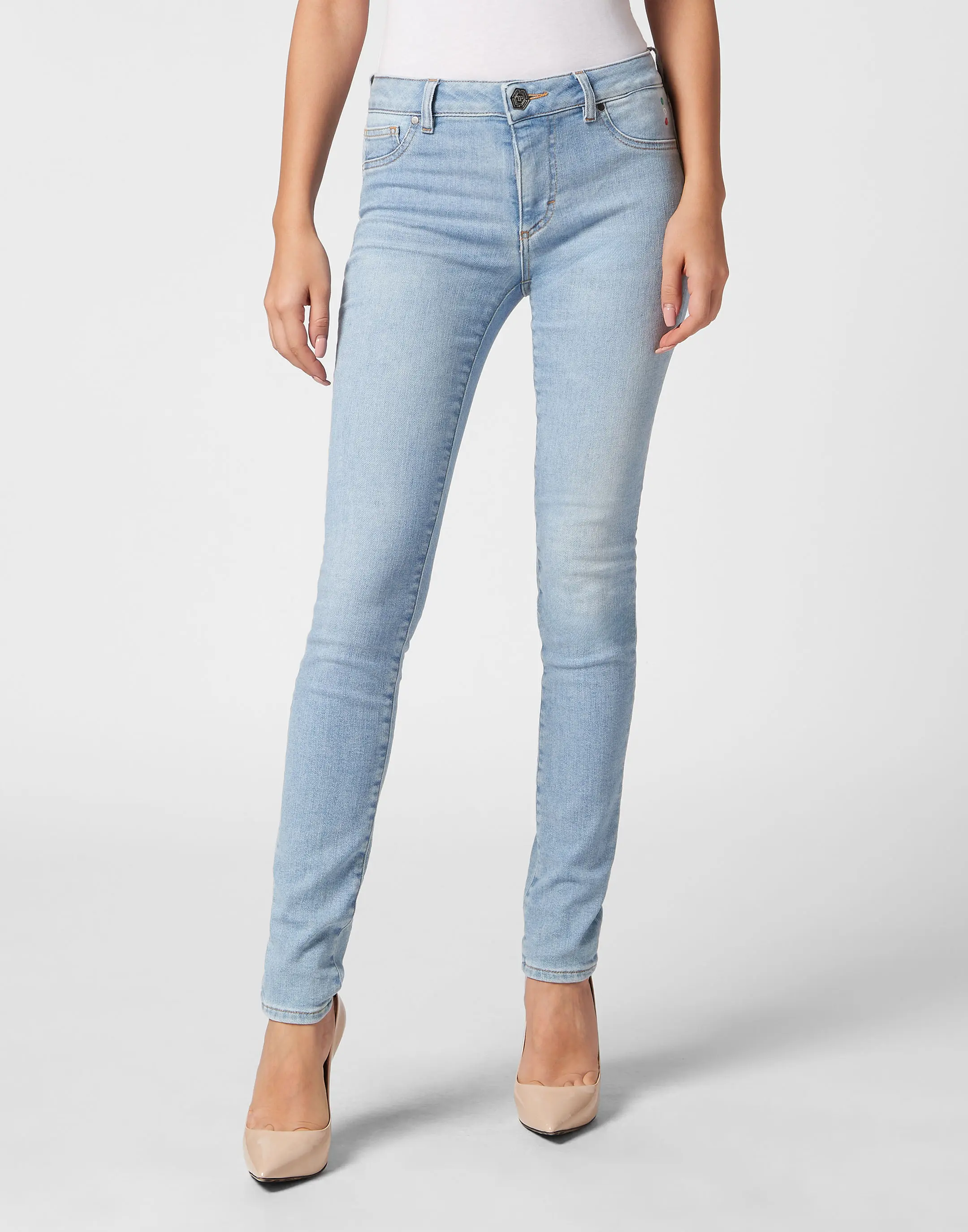 Скинни хлопковые