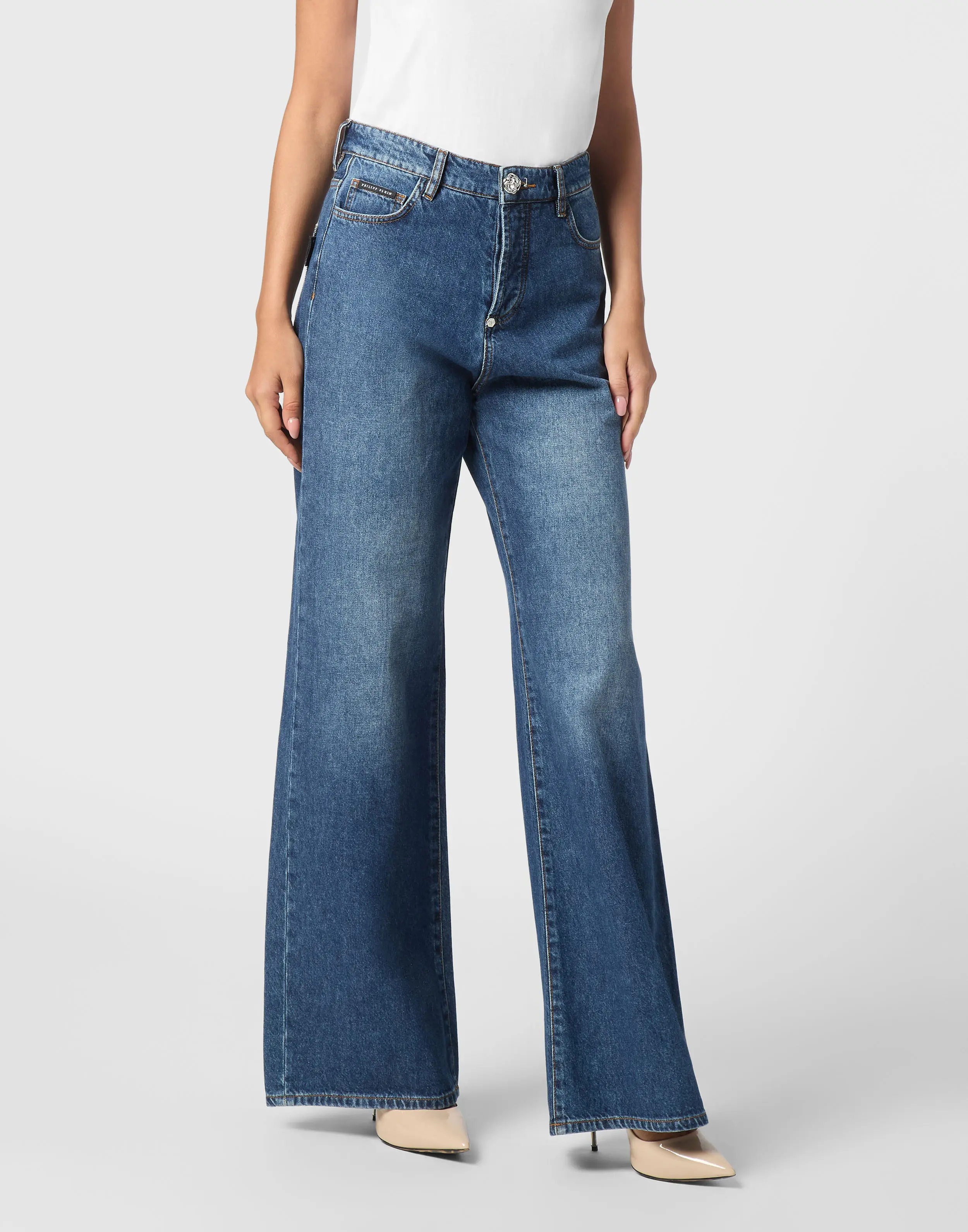 Джинсы хлопковые