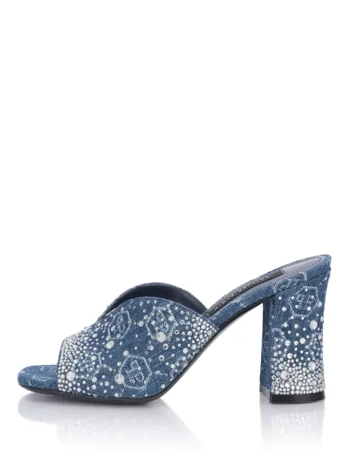 Мюли джинсовые PHILIPP PLEIN