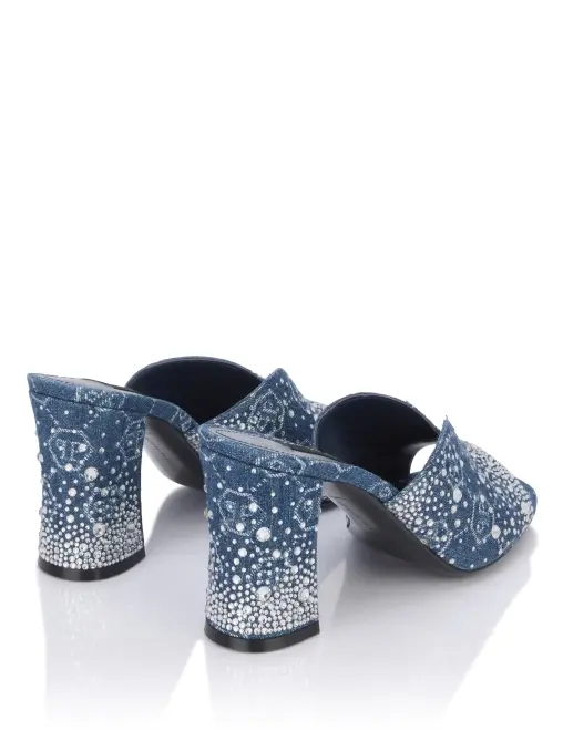 Мюли джинсовые PHILIPP PLEIN