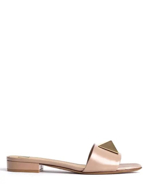 Шлепанцы кожаные VALENTINO GARAVANI