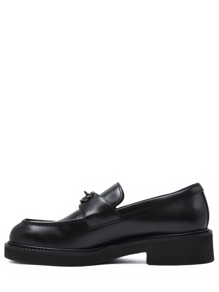 Лоферы кожаные