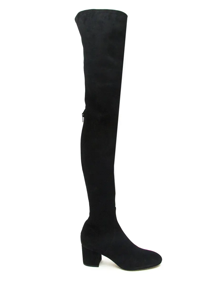 Ботфорты замшевые