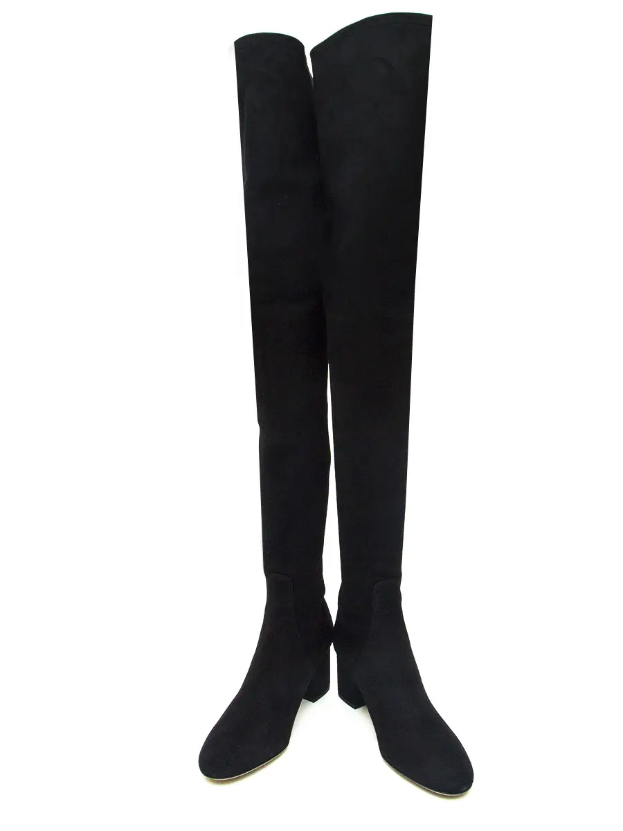 Ботфорты замшевые