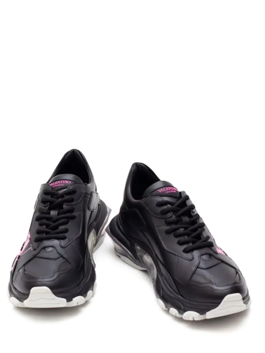 Кроссовки кожаные