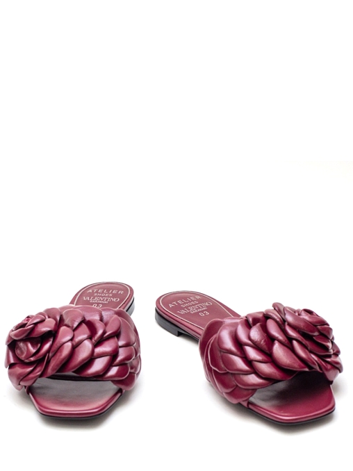 Шлепанцы кожаные VALENTINO GARAVANI