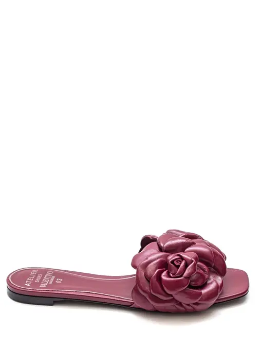 Шлепанцы кожаные VALENTINO GARAVANI