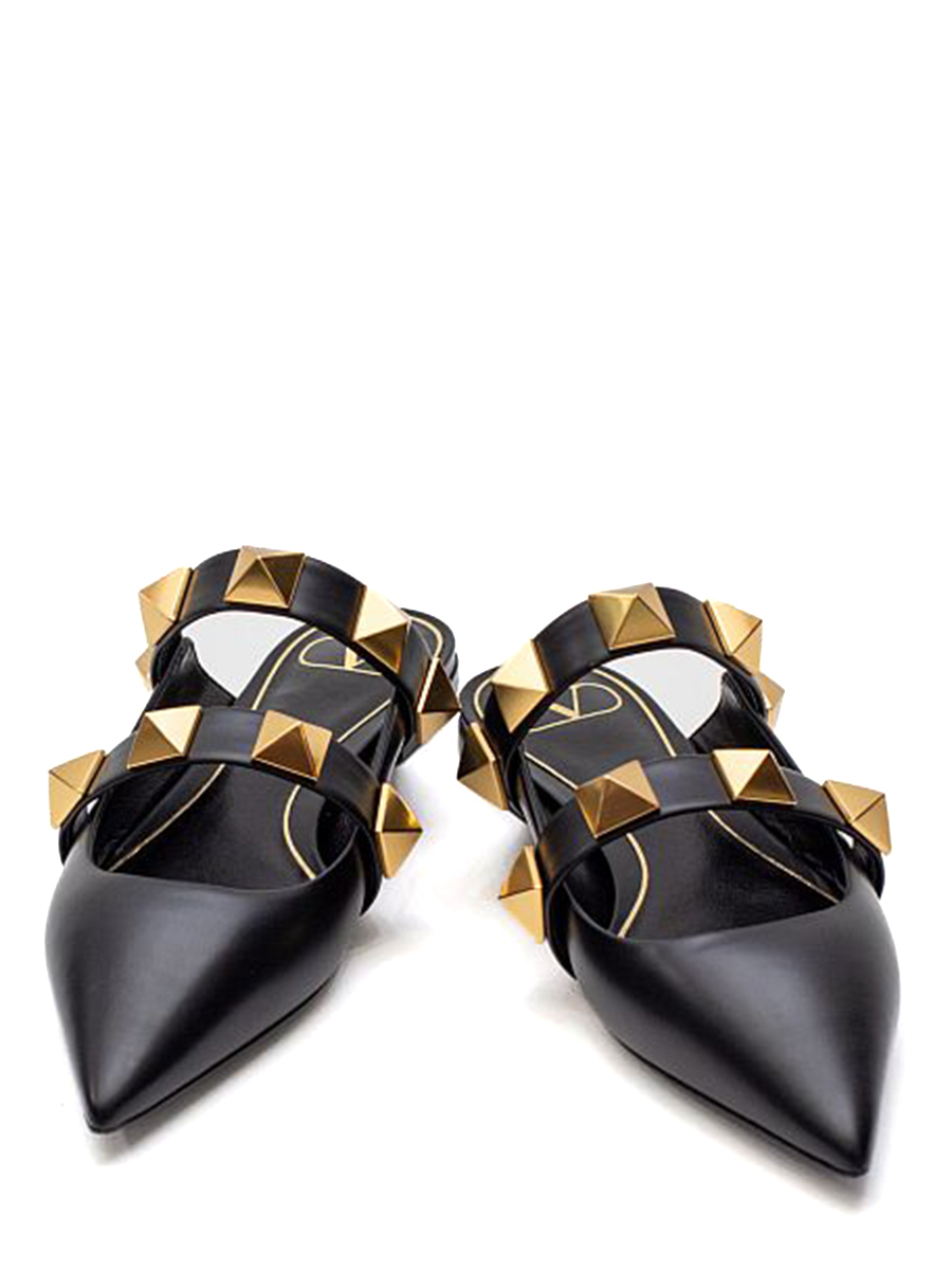 Мюли кожаные