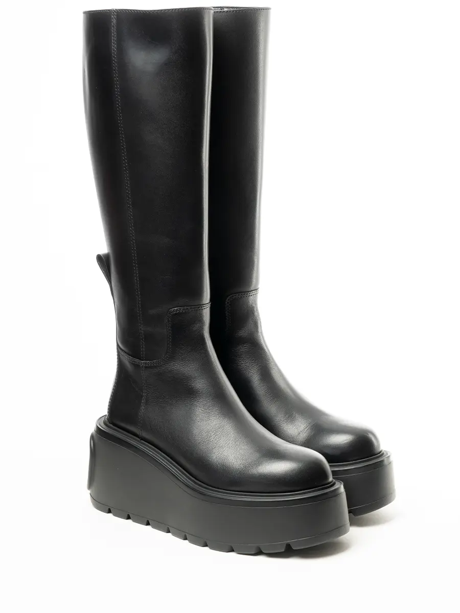 Сапоги кожаные