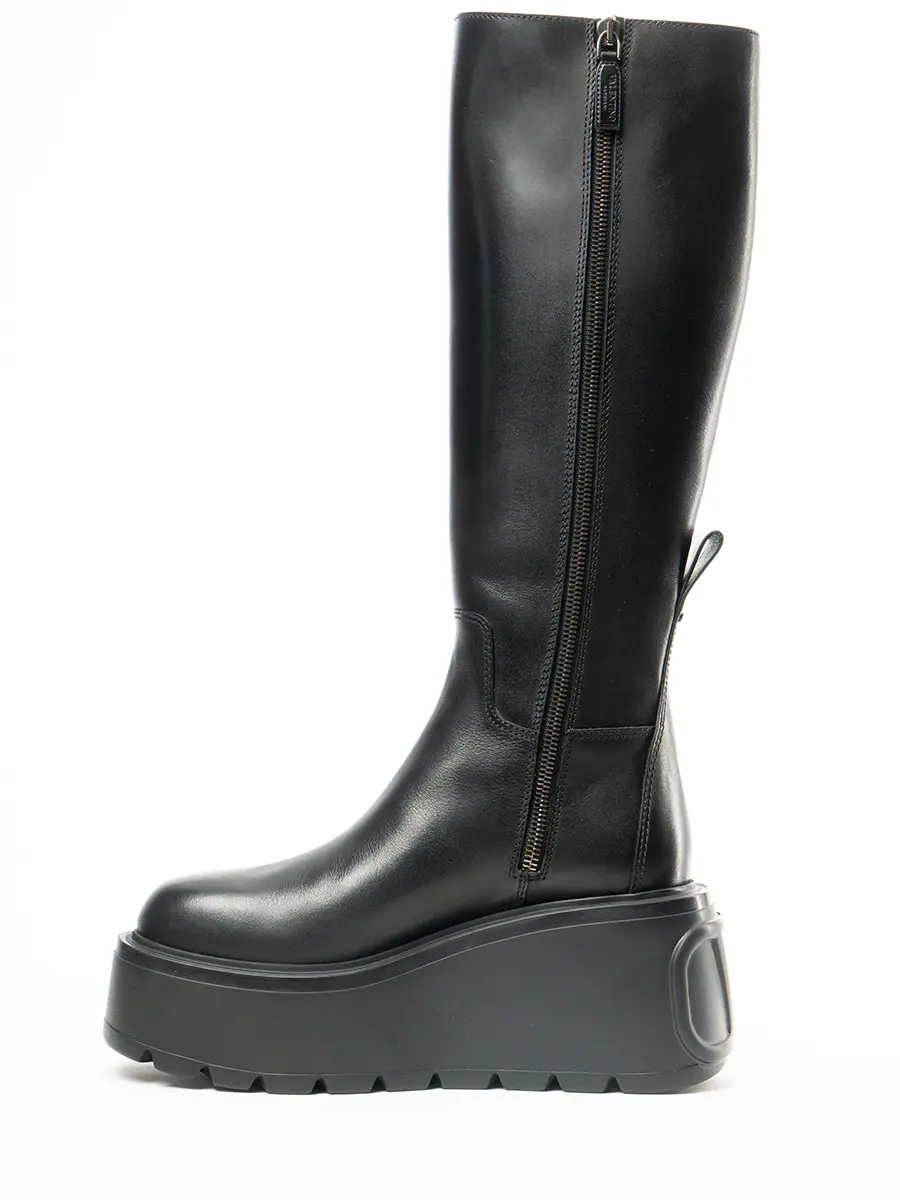 Сапоги кожаные