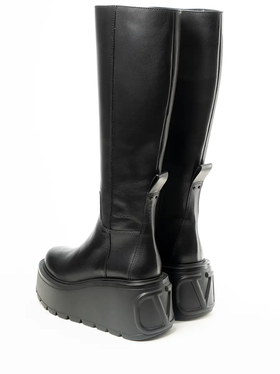 Сапоги кожаные