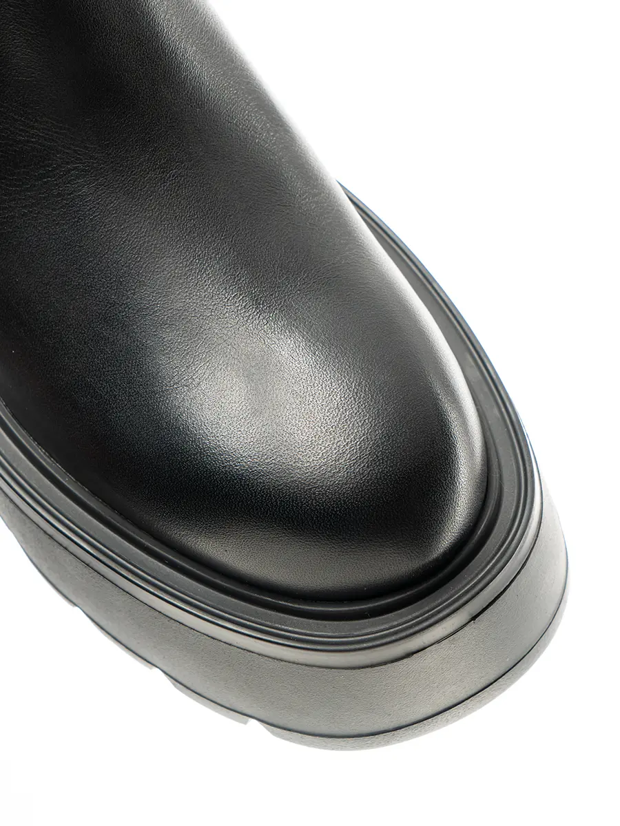 Сапоги кожаные