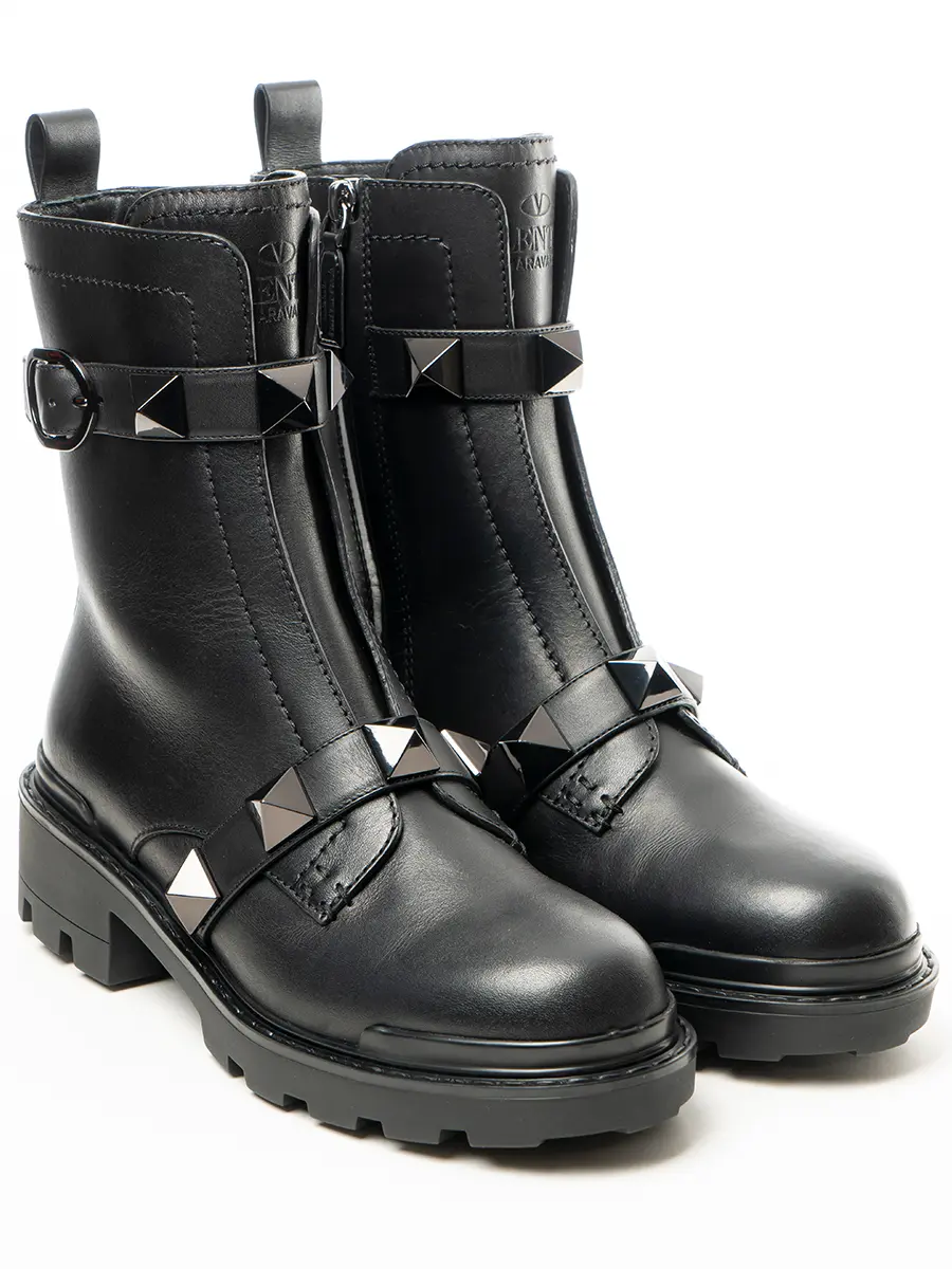 Ботинки кожаные