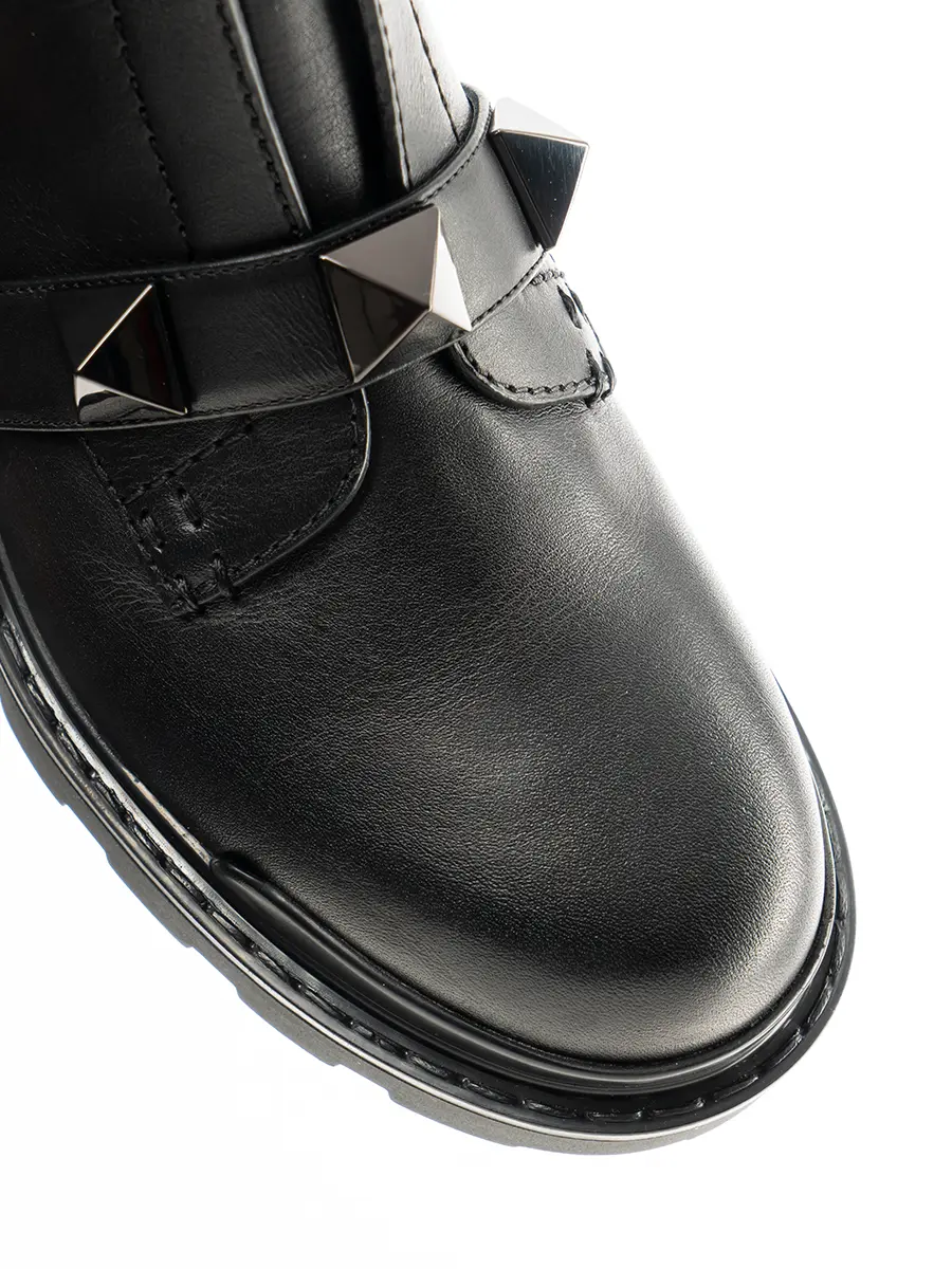 Ботинки кожаные