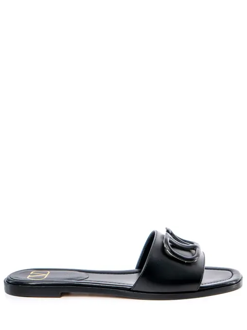 Шлепанцы кожаные VALENTINO GARAVANI
