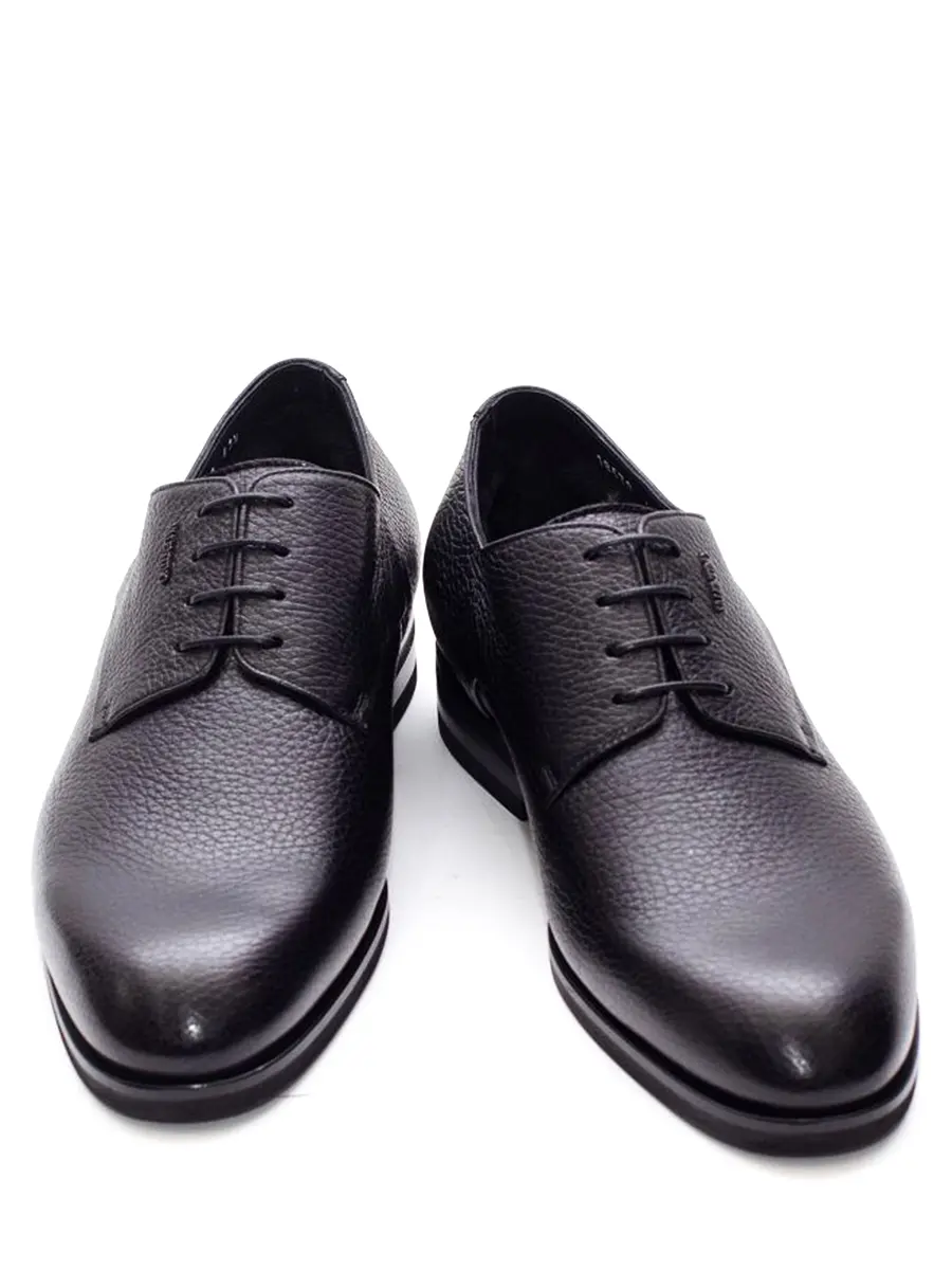 Дерби кожаные на меху