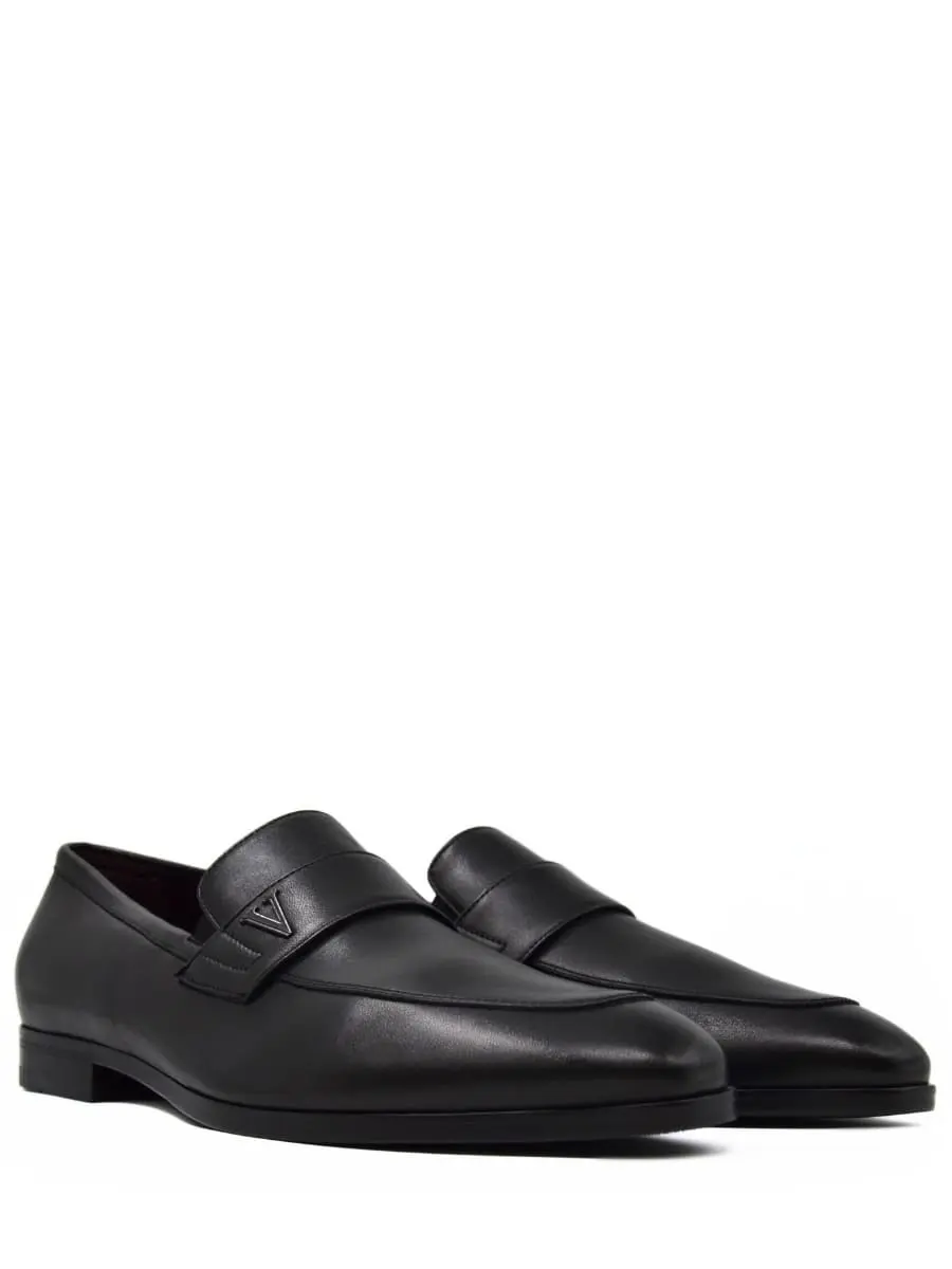 Лоферы кожаные