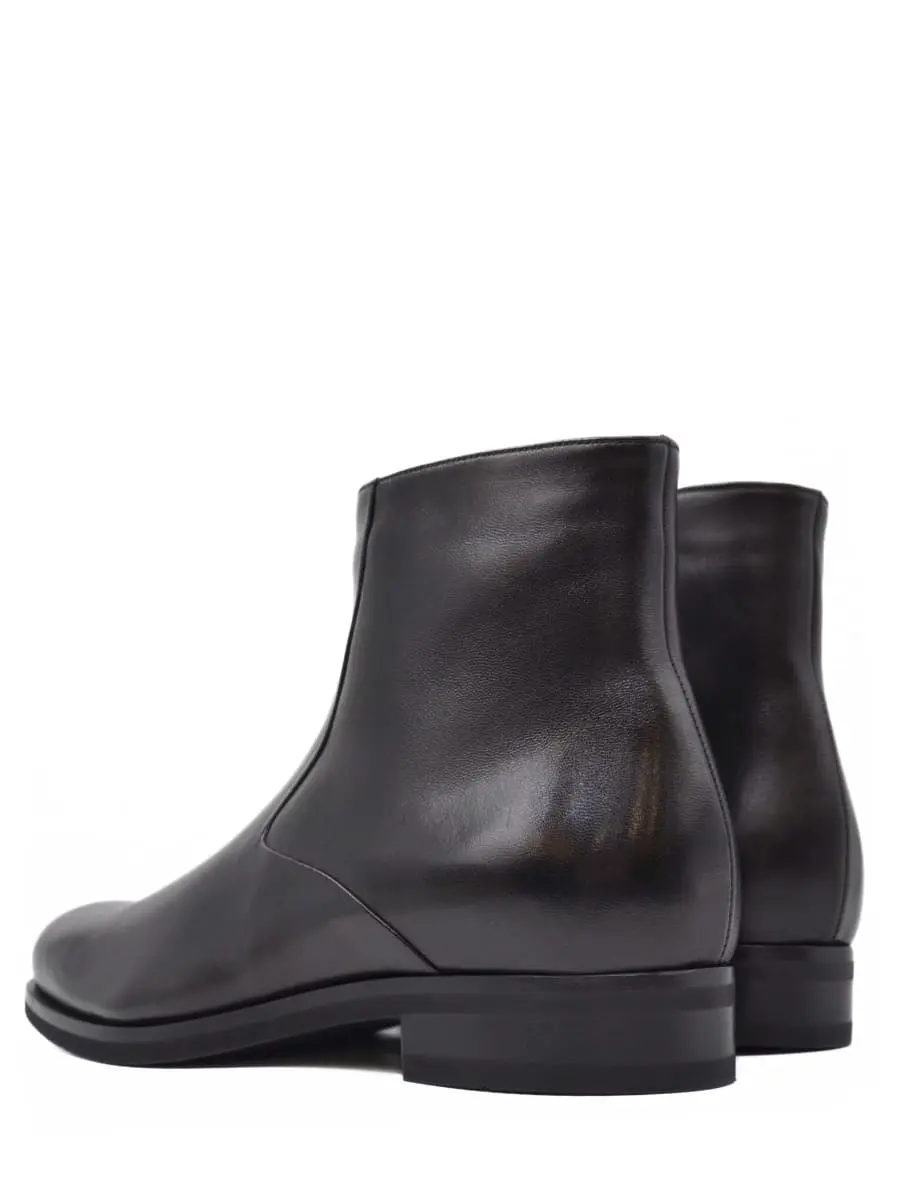 Ботинки кожаные