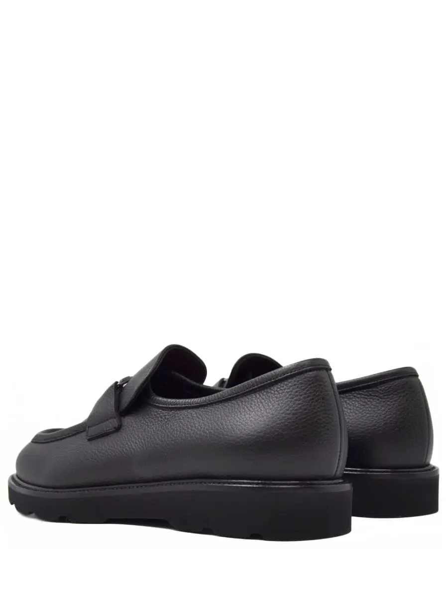 Лоферы кожаные