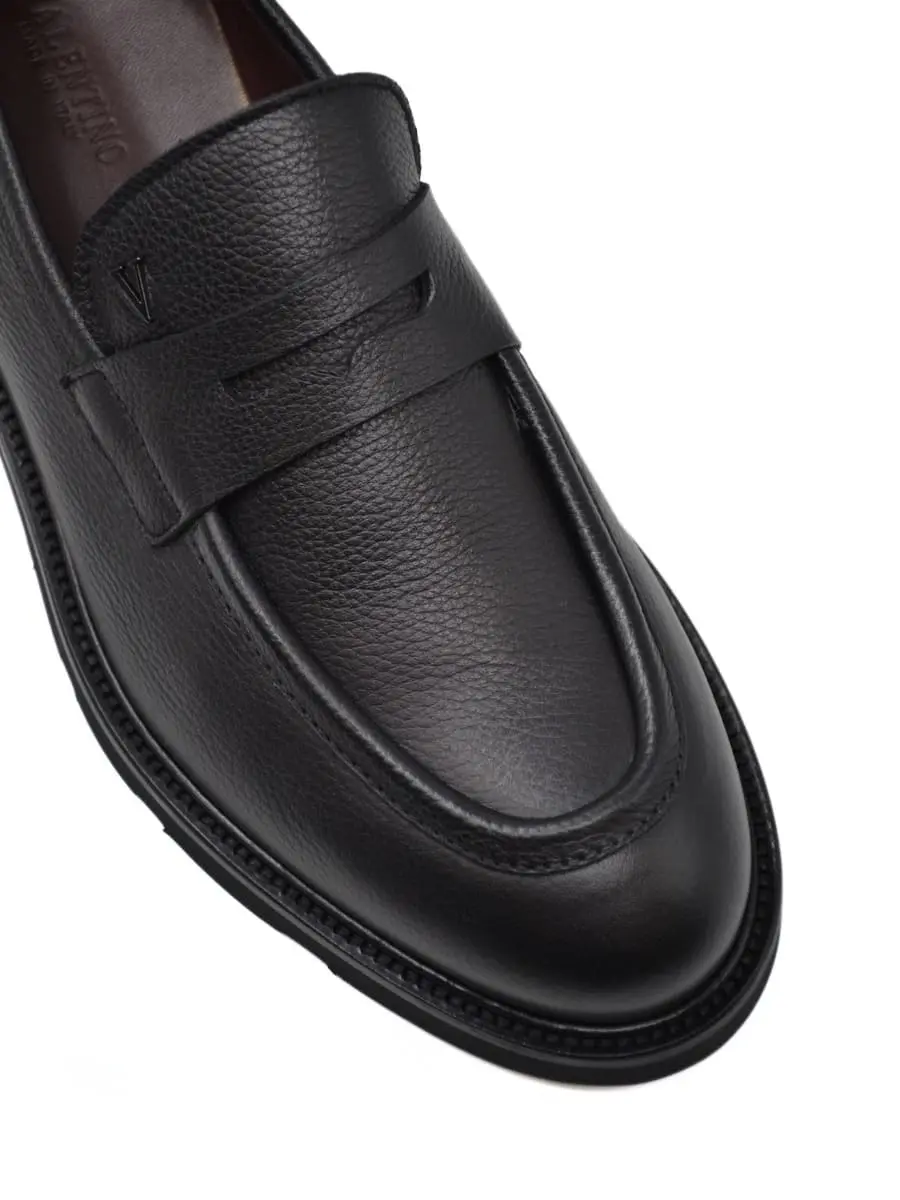 Лоферы кожаные