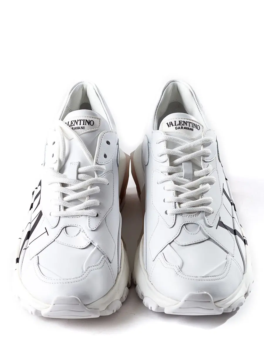 Кроссовки кожаные