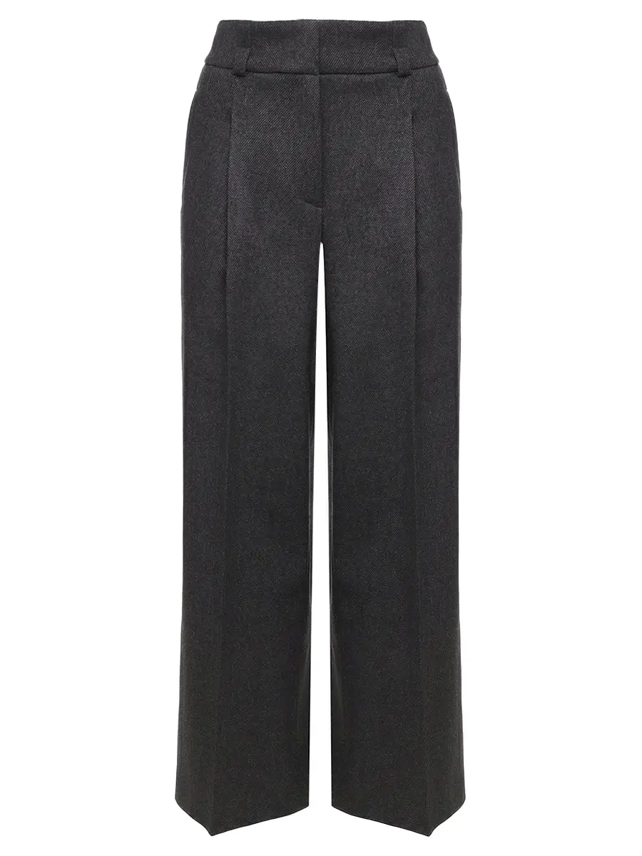 Брюки однотонные