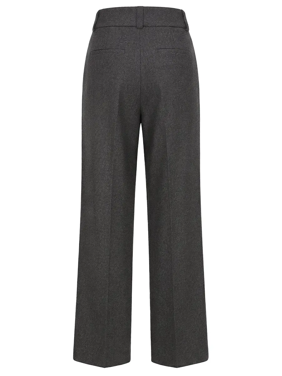 Брюки однотонные