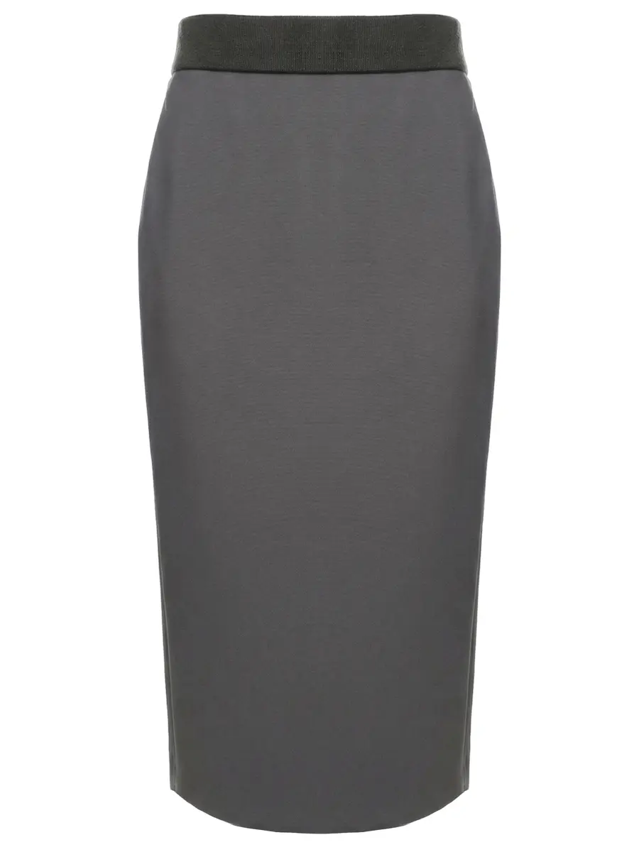 Юбка однотонная