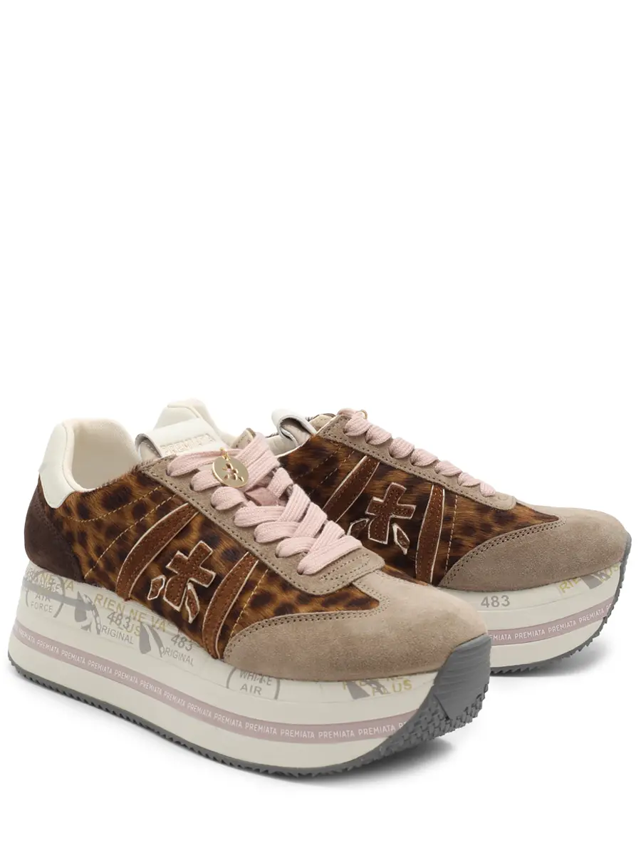 Кроссовки с принтом