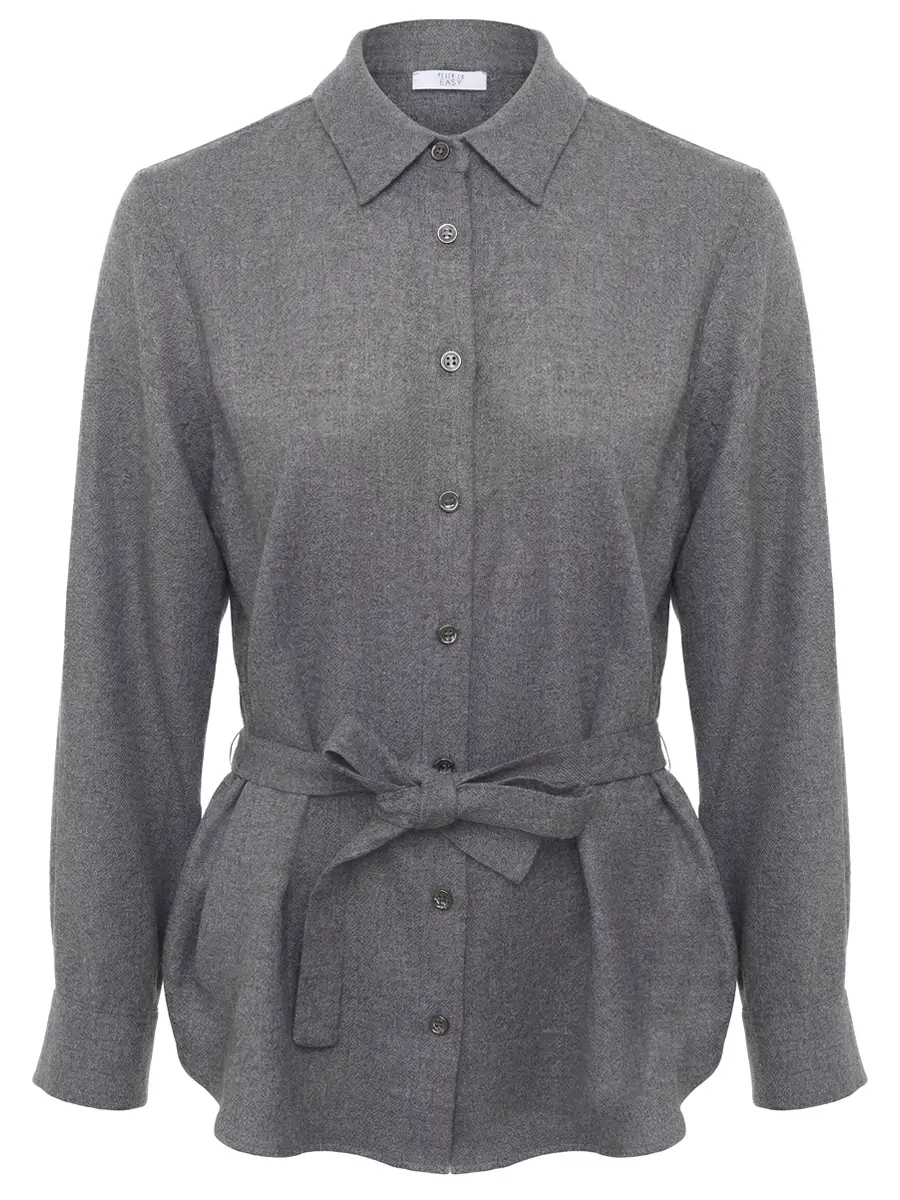 Рубашка однотонная