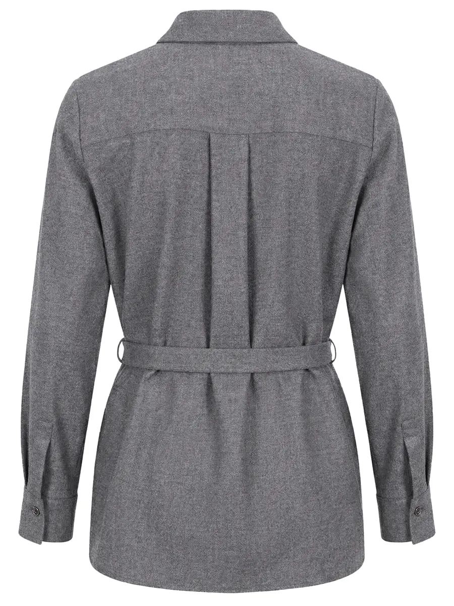 Рубашка однотонная