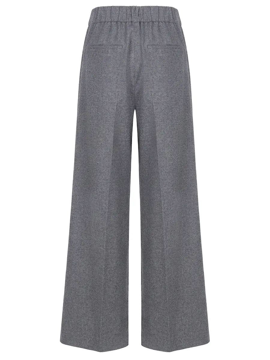 Брюки однотонные