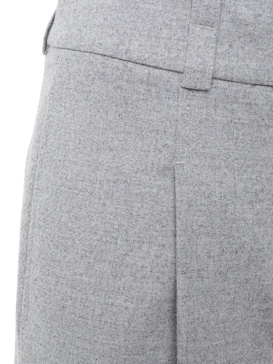 Брюки однотонные