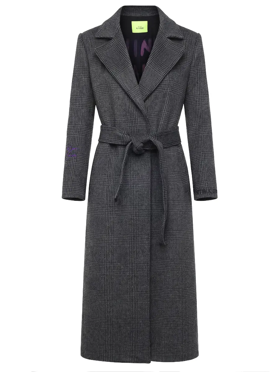 Пальто однотонное