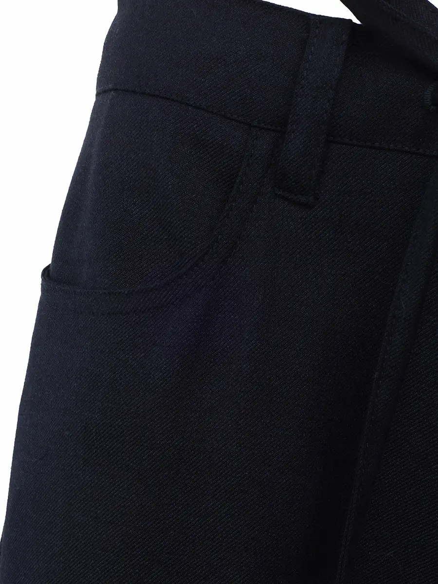 Брюки однотонные