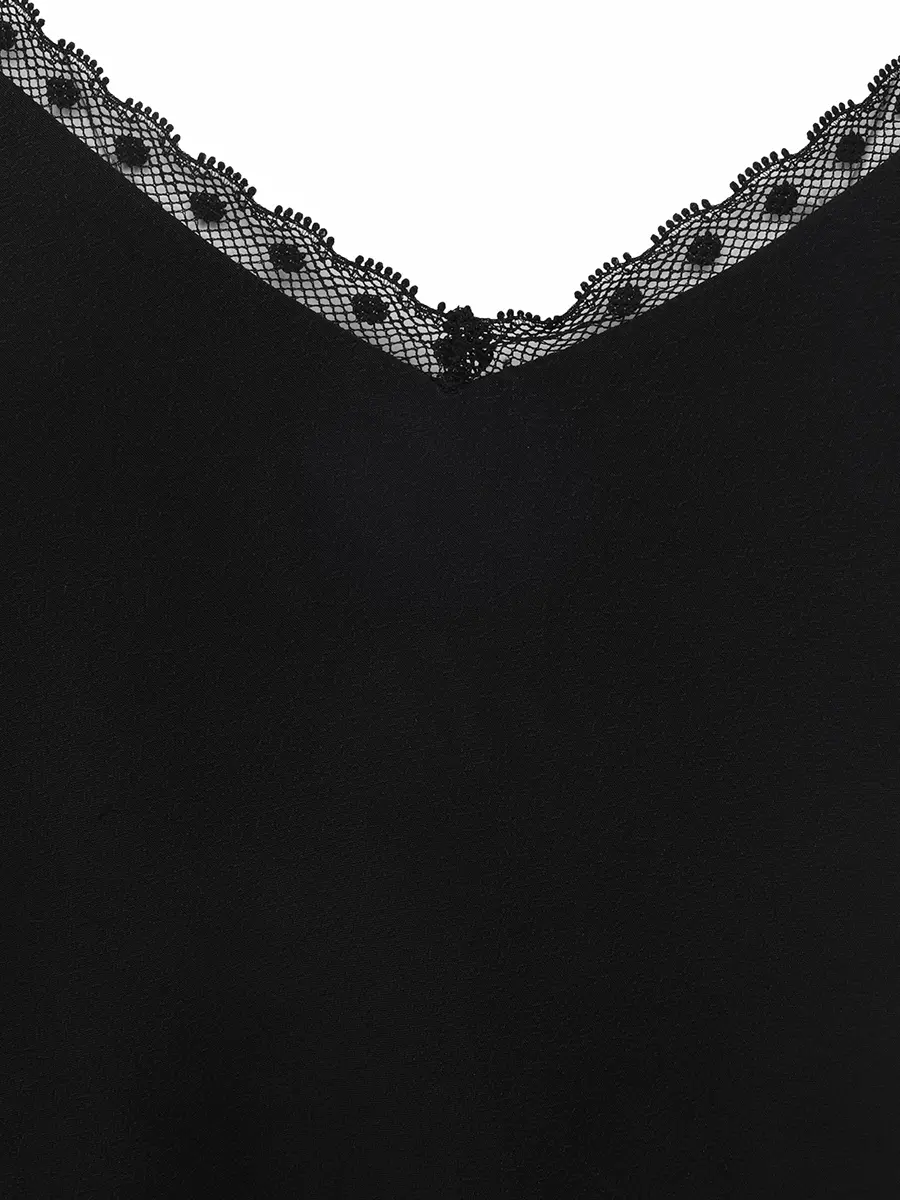 Топ из вискозы и шелка