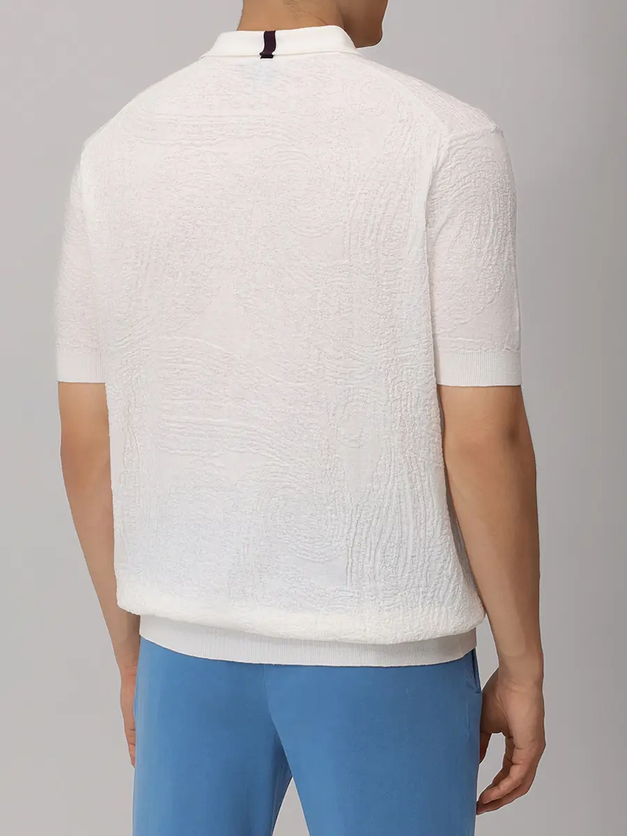 Поло изо льна и хлопка